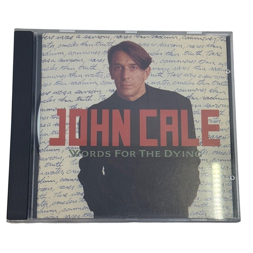 John‎ Cale CD Words for the Dying 1989 Warner Bros Brian Eno Produced VG+